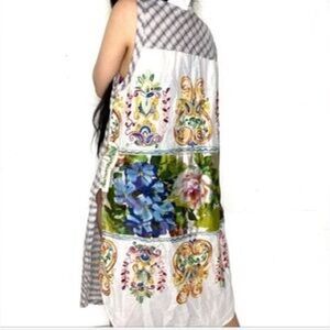 Aratta Silent Journey Shirt Dress/Tunic Dress-Bohemian Fashion-NWT! Size Small